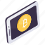mobile bitcoin, cryptocurrency app, crypto, btc, digital currency 