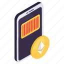 mobile ethereum, cryptocurrency, crypto, eth, digital currency