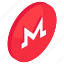 monero coin, cryptocurrency, crypto, btc, digital currency 