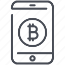 bitcoin, cryptocurrency, mobile, money, online, smartphone, wallet