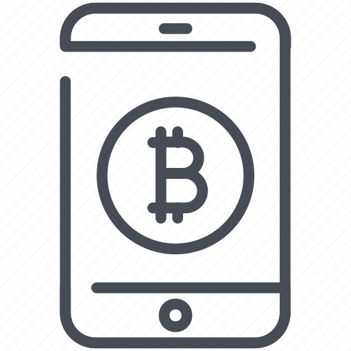 Bitcoin, cryptocurrency, mobile, money, online, smartphone, wallet icon - Download on Iconfinder