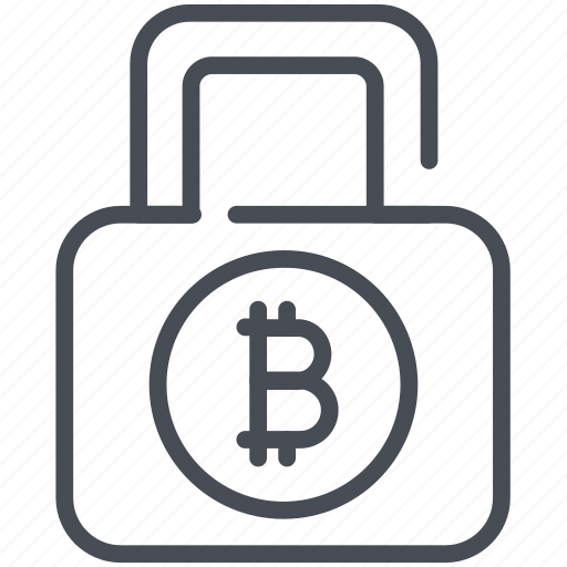 Bitcoin, cryptocurrency, currency, encryption, keylock, lock, security icon - Download on Iconfinder