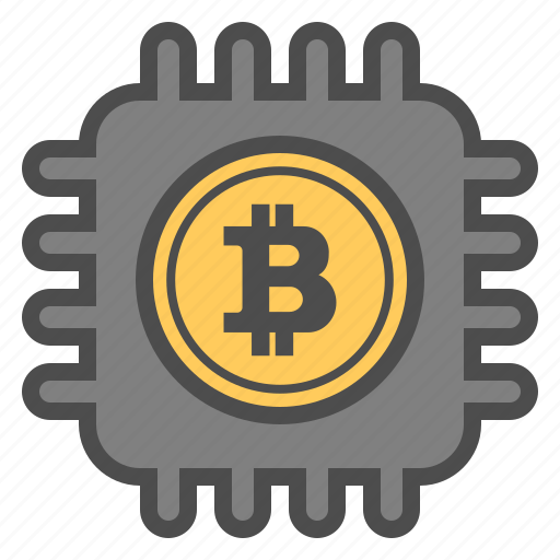 Bitcoin, bitcoins, blockchain, digital icon - Download on Iconfinder
