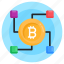 bitcoin network, digital currency, blockchain, cryptocurrency network, bitcoin distribution 