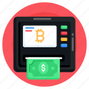 atm, cash withdrawal, instant money, cash dispenser, bitcoin