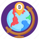 bitcoin location, bitcoin pin, cryptocurrency location, global location, global bitcoin