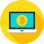 bit, bitcoin, blockchain, coin, cryptocurrency, laptop, technology 