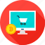 bitcoin, cart, computer, cryptocurrency, ecommerce, online, shopping 