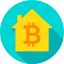 bit, bitcoin, blockchain, coin, home, house, technology 