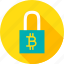 bit, bitcoin, coin, cryptocurrency, padlock, safety, security 