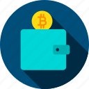 bit, bitcoin, coin, cryptocurrency, money, purse, wallet