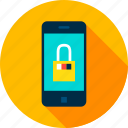 mobile, padlock, phone, secure, security, smart, smartphone