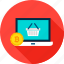 bag, bitcoin, commerce, cryptocurrency, laptop, online, shopping 