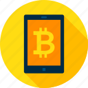 bit, bitcoin, coin, cryptocurrency, device, tablet, technology 