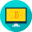 binary, bitcoin, computer, cryptocurrency, digital, display, technology 