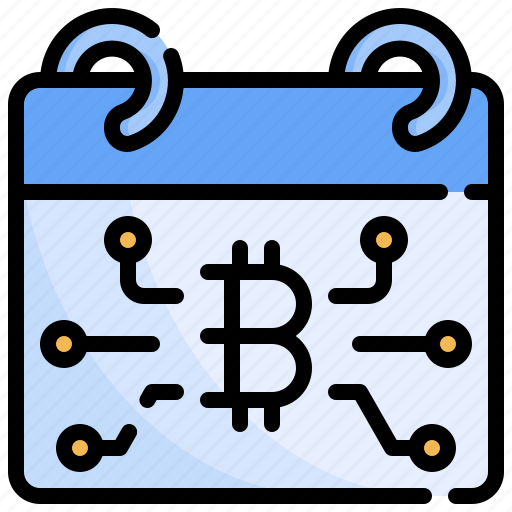 Calendar, digital, currency, bitcoin, cryptocurrency, date icon - Download on Iconfinder