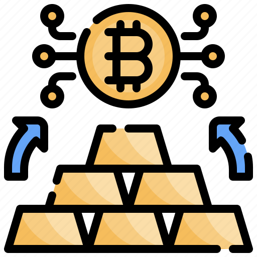 Ingot, cryptocurrency, bitcoin, gold, investment icon - Download on Iconfinder