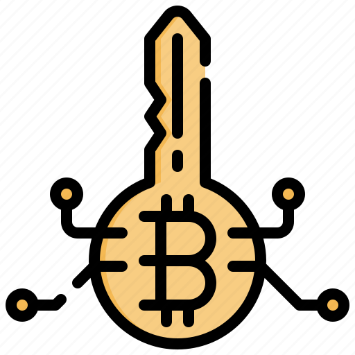 Key, bitcoin, cryptocurrency, security, currency icon - Download on Iconfinder