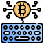 keyboard, bitcoin, coin, business, finance 