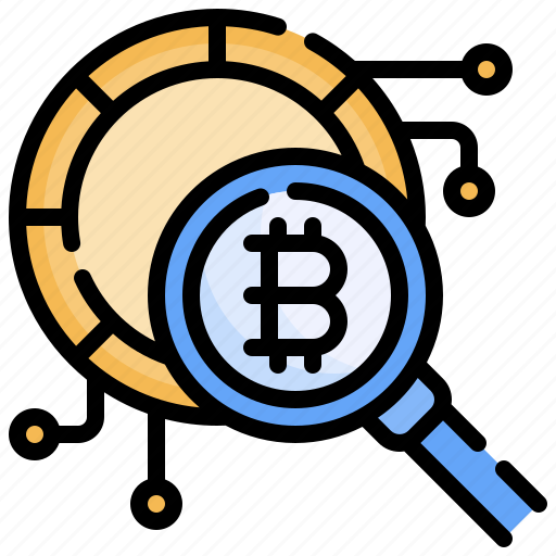 Search, audit, crypto, bitcoin, digital, currency icon - Download on Iconfinder