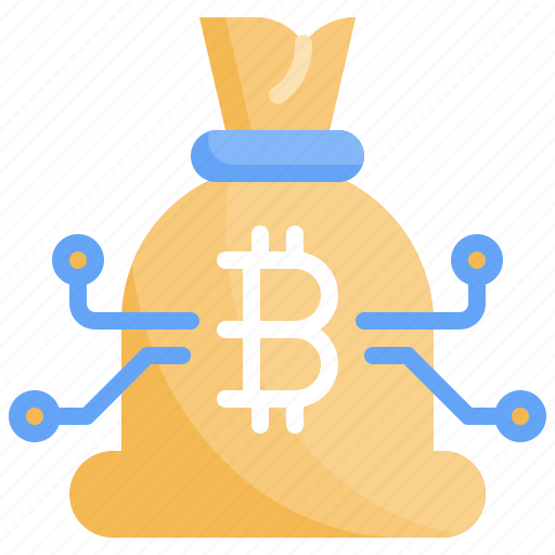 Bitcoin, bag, coin, money, currency icon - Download on Iconfinder