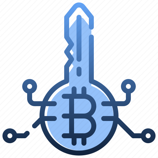 Key, bitcoin, cryptocurrency, security, currency icon - Download on Iconfinder