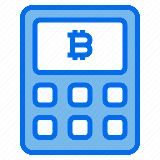 Calculator, accountting, bitcoin, currency icon - Download on Iconfinder