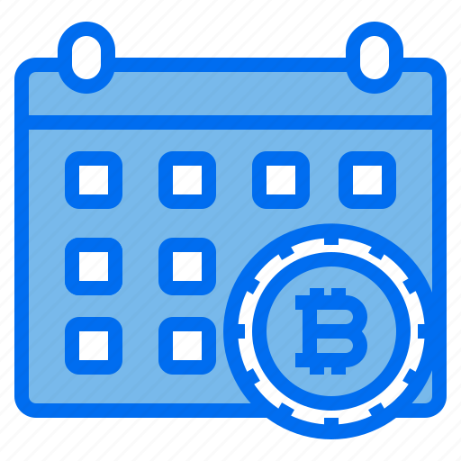 Calendar, bitcoin, currency, date icon - Download on Iconfinder