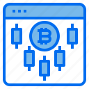 chart, bitcoin, website, market, online