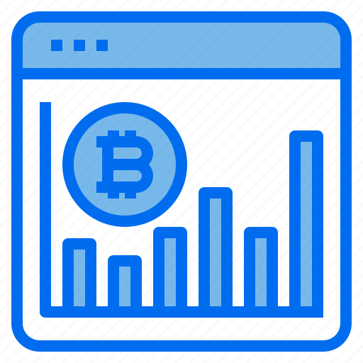 Website, bitcoin, growth, online, currency icon - Download on Iconfinder