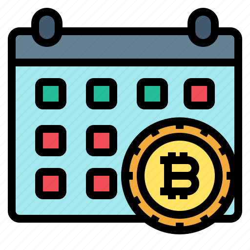 Calendar, bitcoin, currency, date icon - Download on Iconfinder