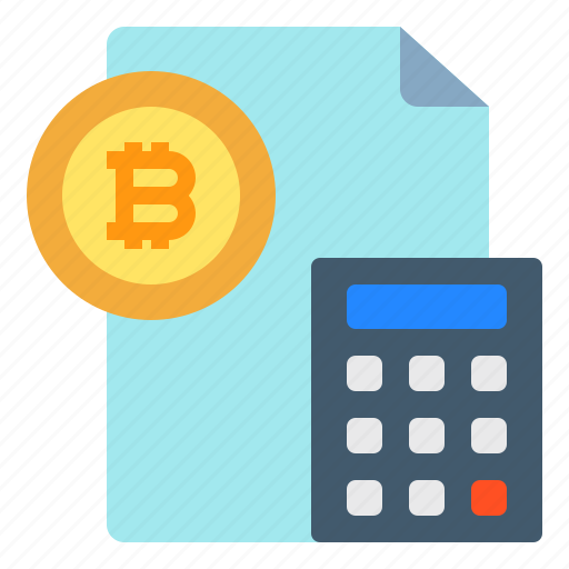 Bitcoin, file, calculator, finance icon - Download on Iconfinder