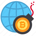 global, bitcoin, currency, business