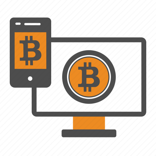 Bitcoin, bitcoins, cellular, computer, mobile icon - Download on Iconfinder