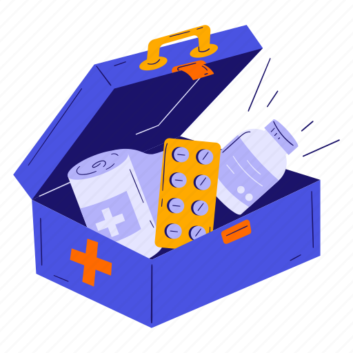 First aid box, first aid kit, emergency, box, rescue, medical, healthcare icon - Download on Iconfinder