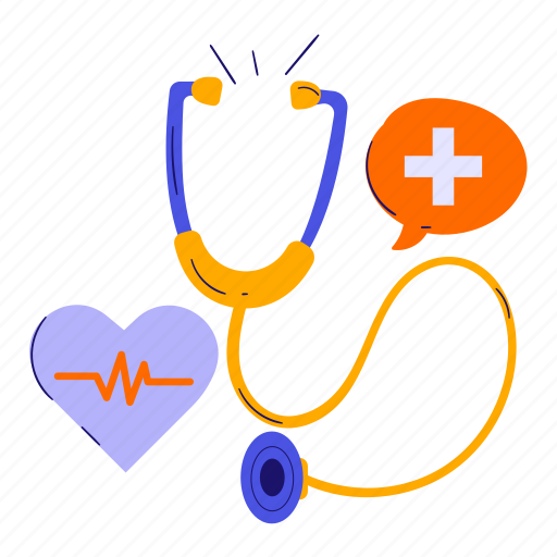 Stethoscope, diagnosis, doctor, checkup, check, medical, healthcare icon - Download on Iconfinder