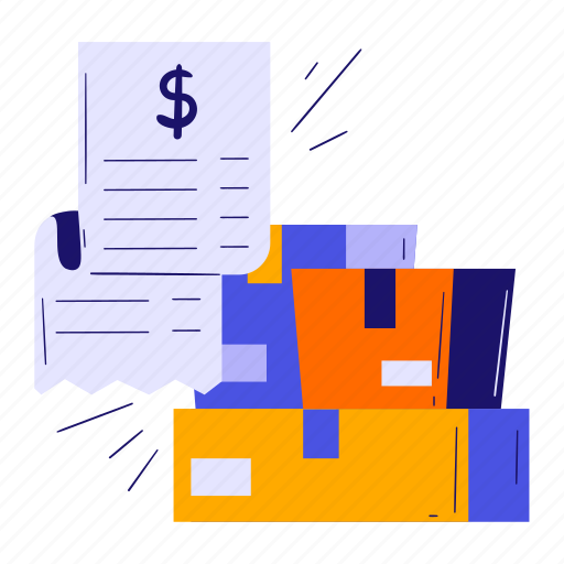 Delivery bill, invoice, price, shipping cost, delivery report, shipping, delivery icon - Download on Iconfinder