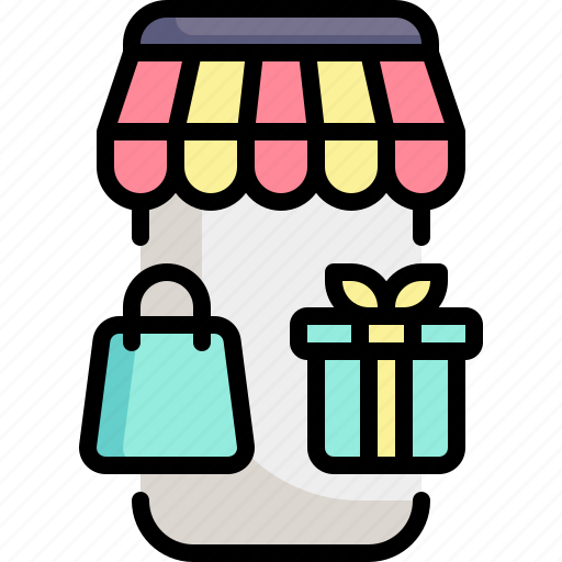 Online shopping, shop, online shop, commerce and shopping, shopping, mobile phone icon - Download on Iconfinder