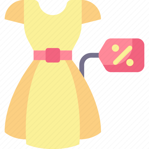 Discount, garment, femenine, clothing, dress, elegant icon - Download on Iconfinder