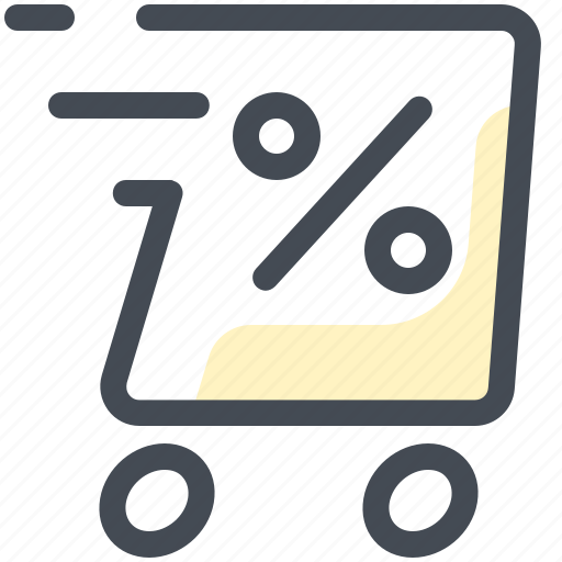 Discount, shopping, parcel, percent, courier, delivery, shipping icon - Download on Iconfinder