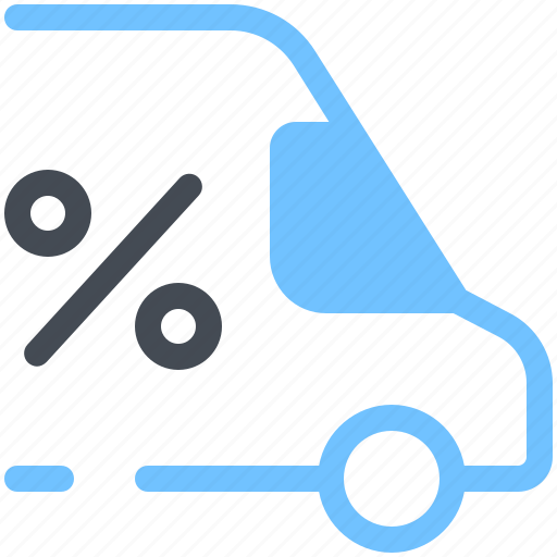 Discount, sale, bus, percent, delivery, shipping, truck icon - Download on Iconfinder