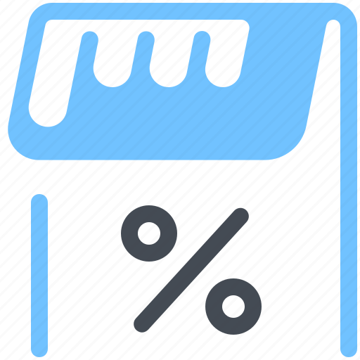 Discount, sale, precent, shop, market, black, friday icon - Download on Iconfinder