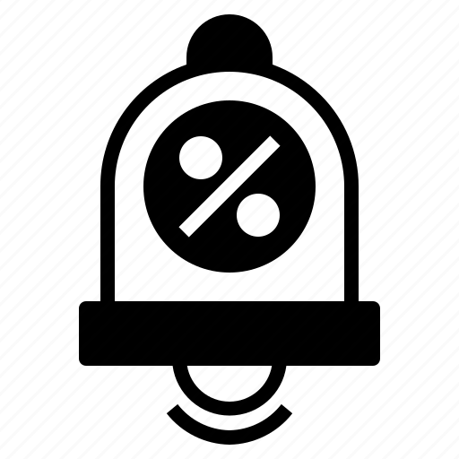 Bell, alert, alarm, notification, black friday icon - Download on Iconfinder