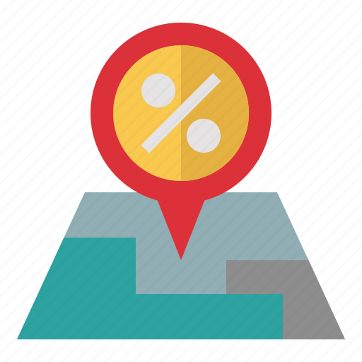 Locaion, area, gps, discount, place icon - Download on Iconfinder