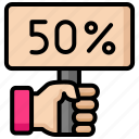 discount, sale, 50 percent, ecommerce, price