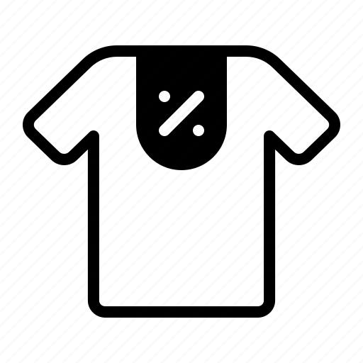 Tshirt discount, tshirt, shirt, t shirt, dress, fashion, clothing icon - Download on Iconfinder