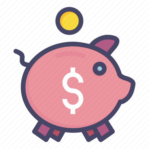 Bank, banking, pig, piggy, save, savings icon - Download on Iconfinder