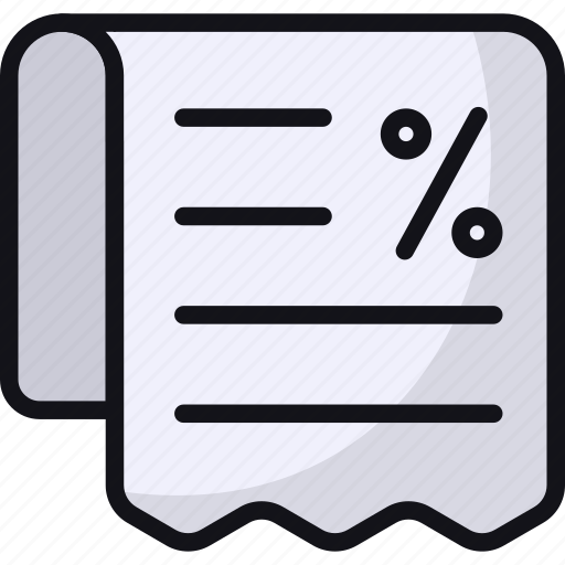 Bill, invoice, discount, payment, receipt icon - Download on Iconfinder