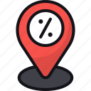 gps, location, address, discount, sale, map pin