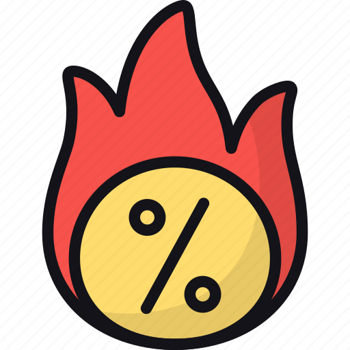Hot sale, hot deal, flash sale, promo, discount, offer icon - Download on Iconfinder